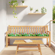 Cuscini per panchina 2 pezzi Tropical Jungle 180x40x8 cm Tessuto Oxford