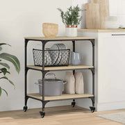 Carrello da Cucina Rovere Sonoma 60 x 41 x 76 cm