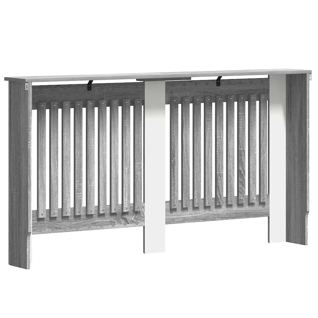 Copertura per radiatori Grigio Sonoma 152 x 19 x 81,5 cm