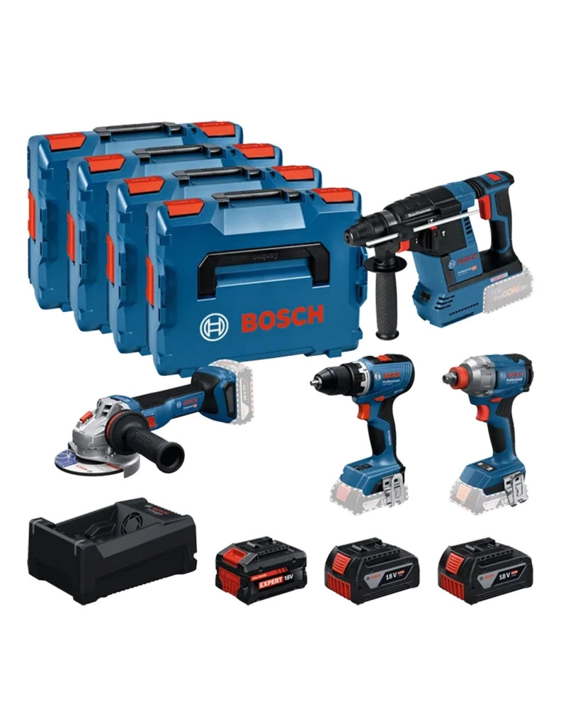 BOSCH Kit 0615A500BJ (GSR 18V-65 + GDX 18V-285 + GBH 18V-26 +