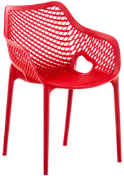 Sedia impilabile XL Air rosso