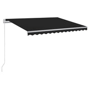 Tenda da Sole | Tenda parasole Retrattile Manuale con LED 300x250 cm Antracite