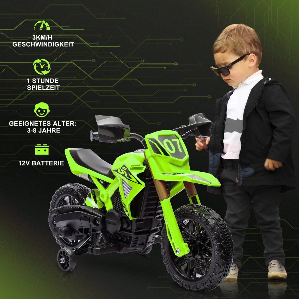 Moto Elettrica per Bambini ¨C zephmum ¨C Verde
