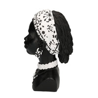 Statua in resina busto donna africana cm 18x20xh30