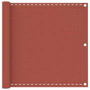 Schermo per balcone schermo per la privacy 90 x 500 cm HDPE terracotta 02_0010418