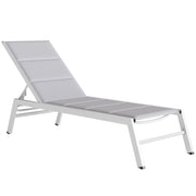 Sdraio Imbottita ¨C zephmum ¨C Grigio Chiaro, Alluminio