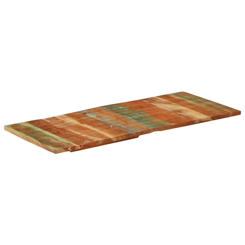 vidaXL Piano Tavolo Rettangolare 60x140 cm 25-27 mm Legno di Recupero