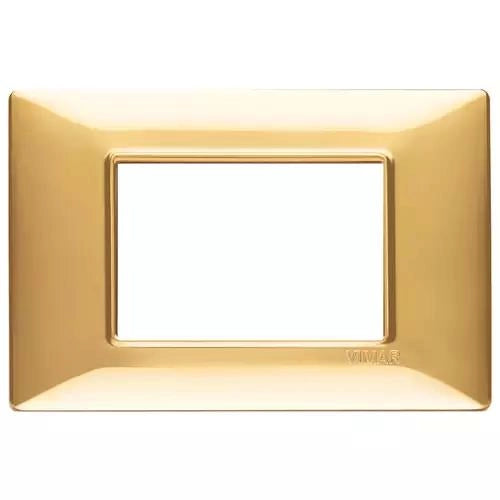VIMAR PLANA - PLACCA 3M ORO LUCIDO