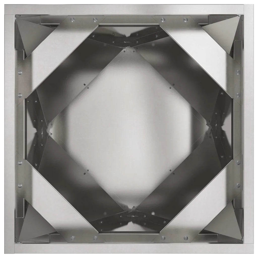 Fioriera Argento 30 x 30 x 30 cm Acciaio inossidabile 883816