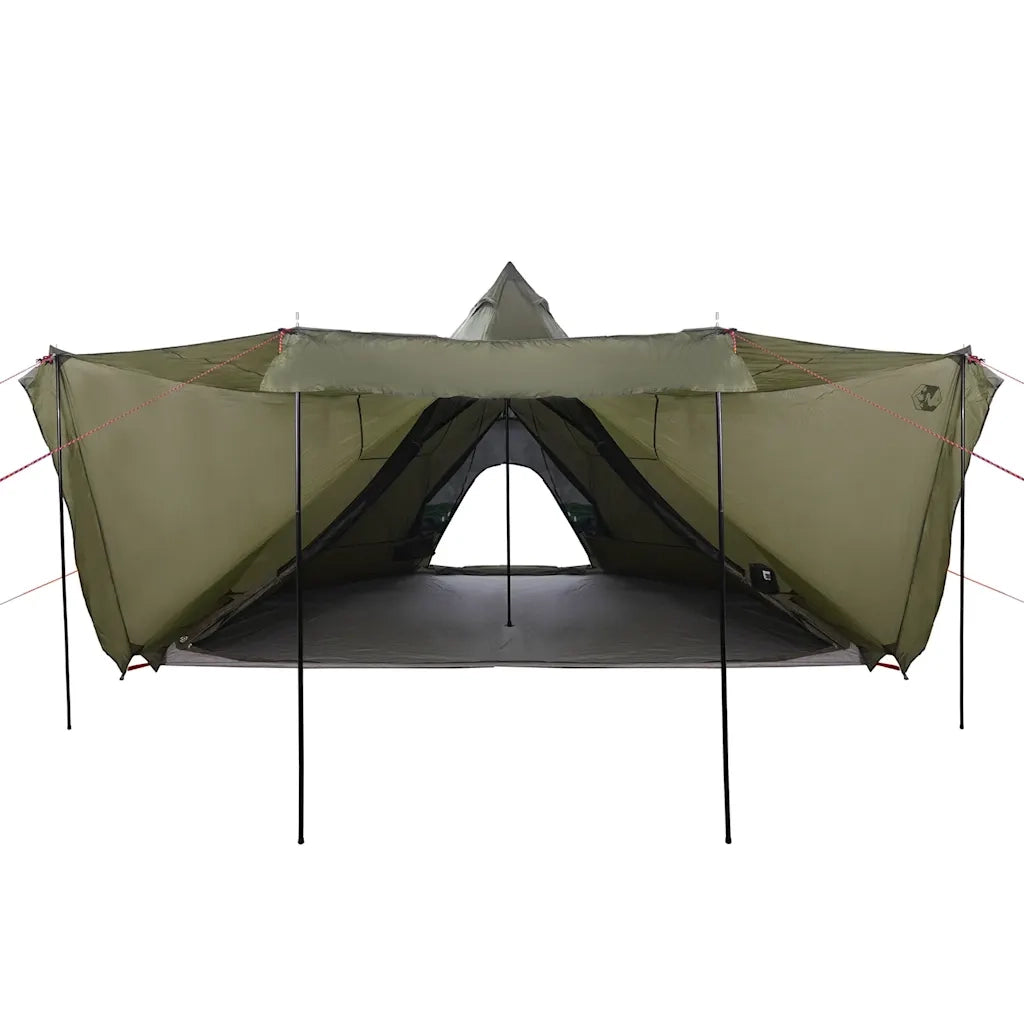 Tenda Familiare Tipi per 8 Persone Verde Oliva Impermeabile 4009449