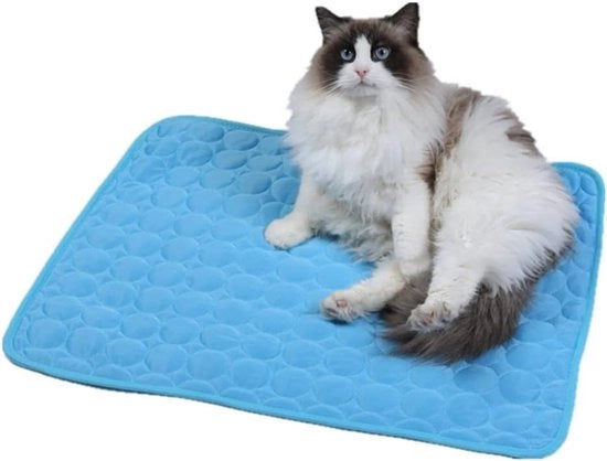 Matte autovermoeide per casa per animali domestici, ideale per giornate estive calde, panno rinfrescante con lamina di ghiaccio, mat per animali domestici rinfrescante