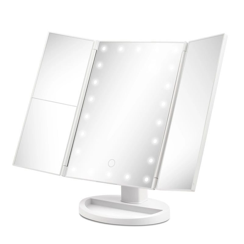 Specchio per trucco BE05 con luci led cm 18x28x12h