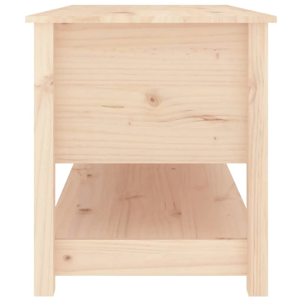 Tavolino da Salotto 102x49x55 cm in Legno Massello di Pino 820921