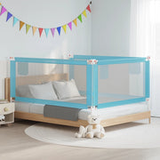 Sponda Letto di Sicurezza per Bambini Blu 190x25 cm in Tessuto 10214