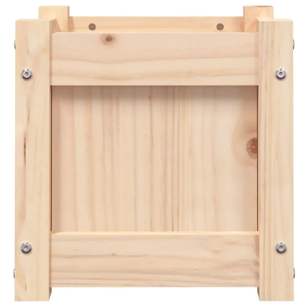 Fioriera da Giardino 31x31x31 cm in Legno Massello di Pino 837394