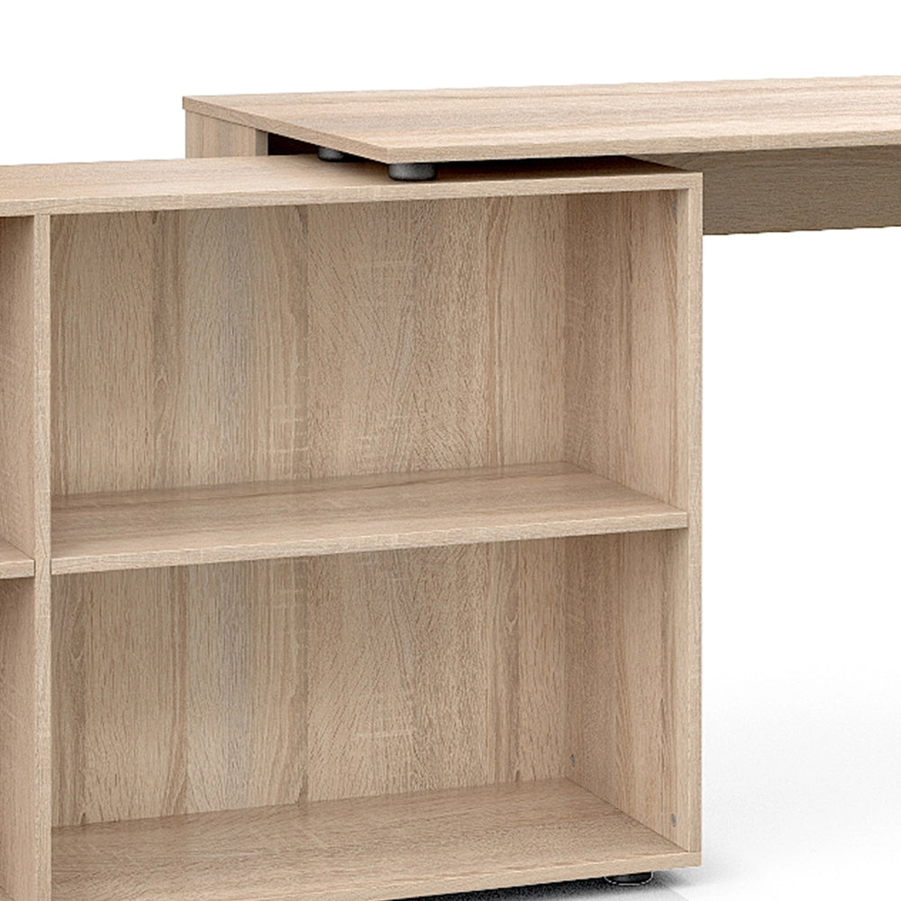 Vicco Scrivania angolare Sonoma 137 x 60 cm