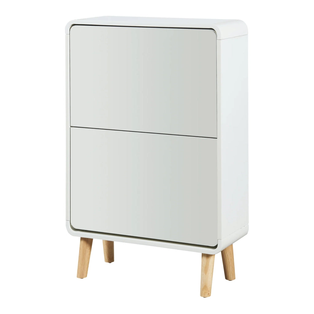 Scarpiera scaffale portascarpe 96 x 63 x 24 cm bianco 03_0010115