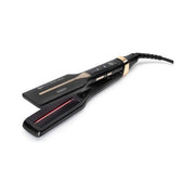 Bellissima imetec absolute, piastra per capelli professionale con piastre 4xl, infrarossi e tecnologia a ioni, controllo del calore, rivestimento in ceramica e cheratina, 4 temperature, beauty bag - 11873