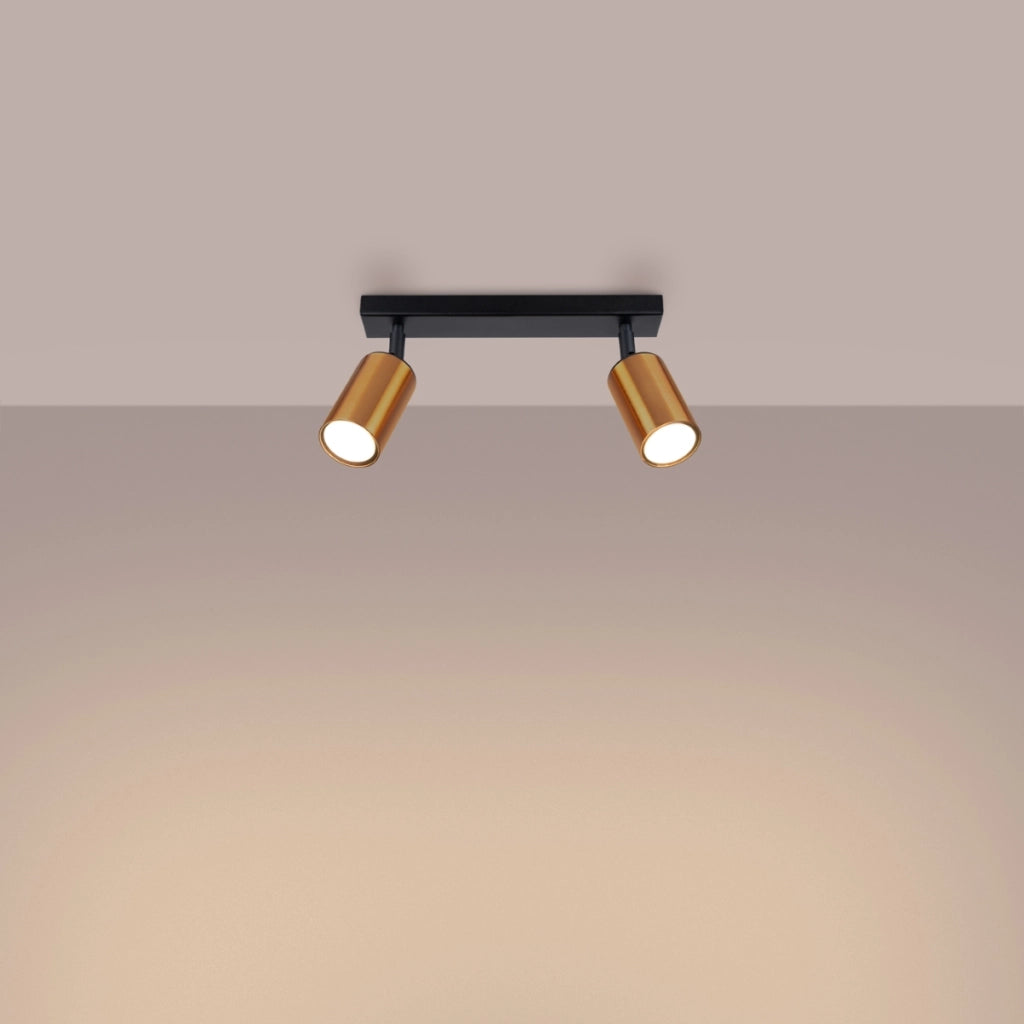 Lampada moderna a tubo in acciaio Winx Bittersweet Shimmer FI6/10 2x10W LED