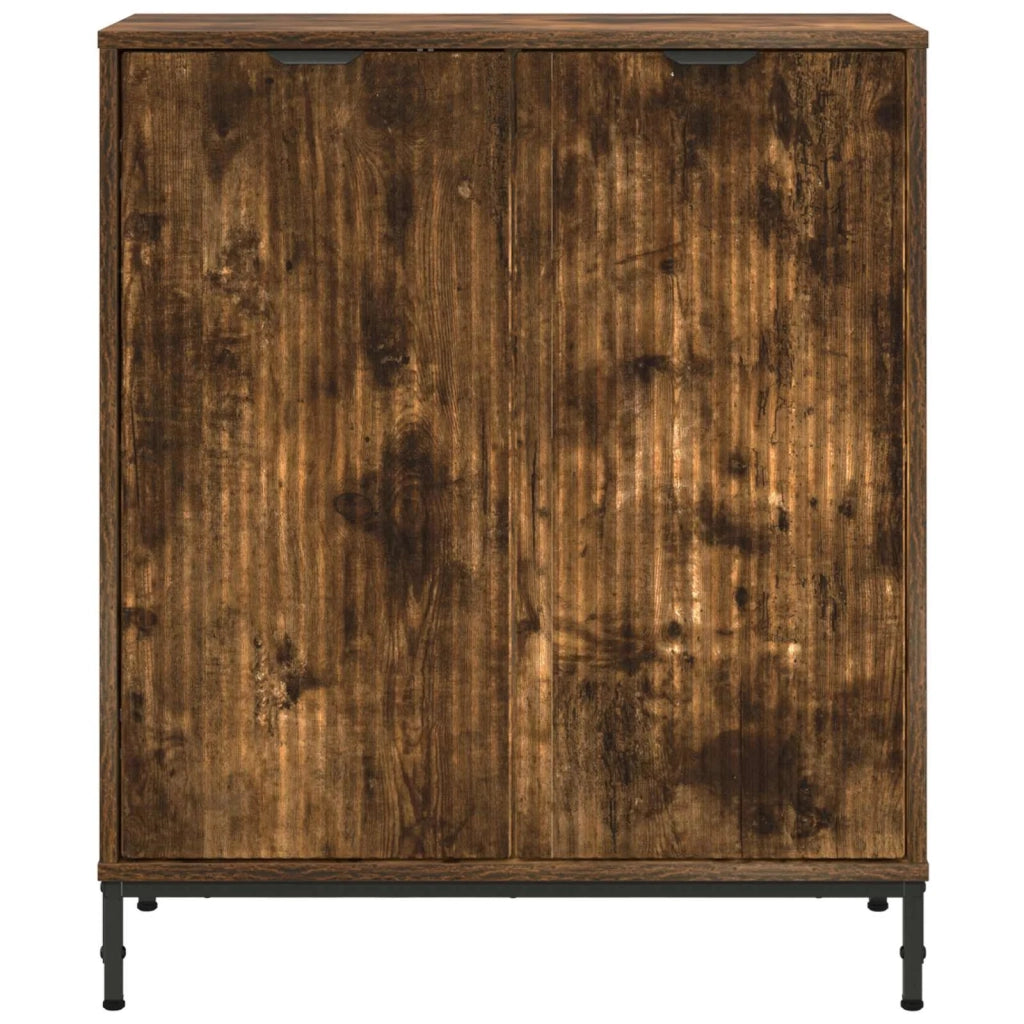 Credenza Rovere fumé 69,5 x 33 x 82 cm Legno multistrato 883429