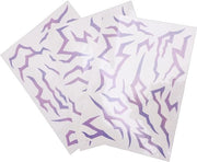Tatuaggi Temporanei 3 Pezzi - Sticker Anime Cosplay - Disegno Fluorescente - Impermeabile - Gradiente Blu - Per Festa e Trucco Cosplay