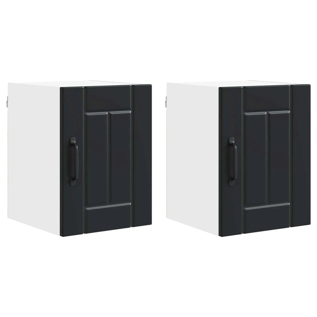 Armadietto a muro LUCCA 2 pcs Nero 30 x 31 x 40 cm