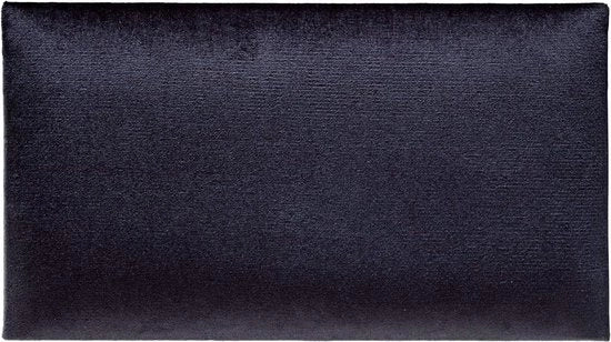 Cuscino da sedere in velluto nero - 13800-100-00 con comfort elevato