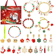 Calendario dell'Avvento per bambine - 24 fascette da bracciale - Attività di creatività - Regali per ragazze - Adatto per bambine di 6 a 12 anni