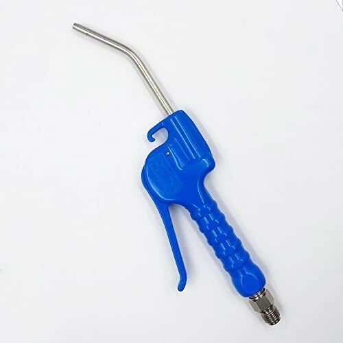 Walmec 50000 Profi Pistola di Soffiaggio Professionale Canna Curva 150 mm Pressione 1,0 6,0 bar Attacco M 1-4''