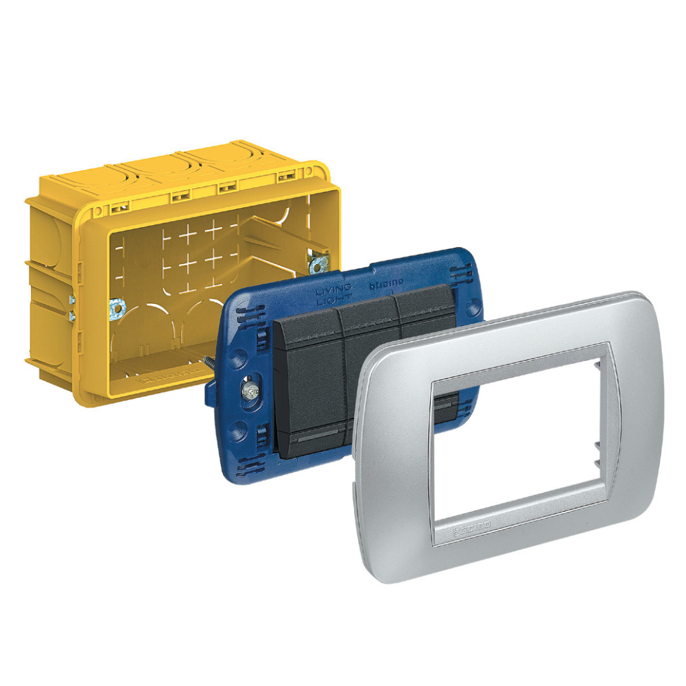 Bticino living light deviatore antracite unipolare basculante l4003n