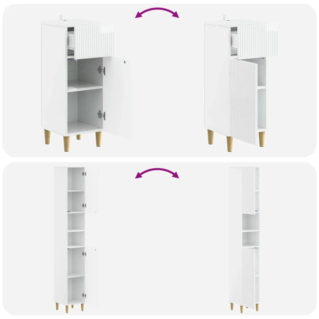 Set di armadietti da bagno in 3 pezzi ARNHEM 3417850