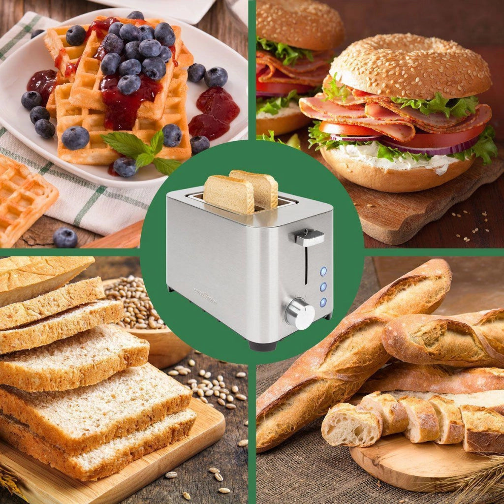 ProfiCook PC-TA 1251 2 fetta/e 750 W Acciaio inox