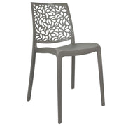 Marvin Sedia Da Interno Esterno Stone In Polipropilene Giardino Impilabile Di Design Sedie Moderne Per C Tortora/1 Sedia