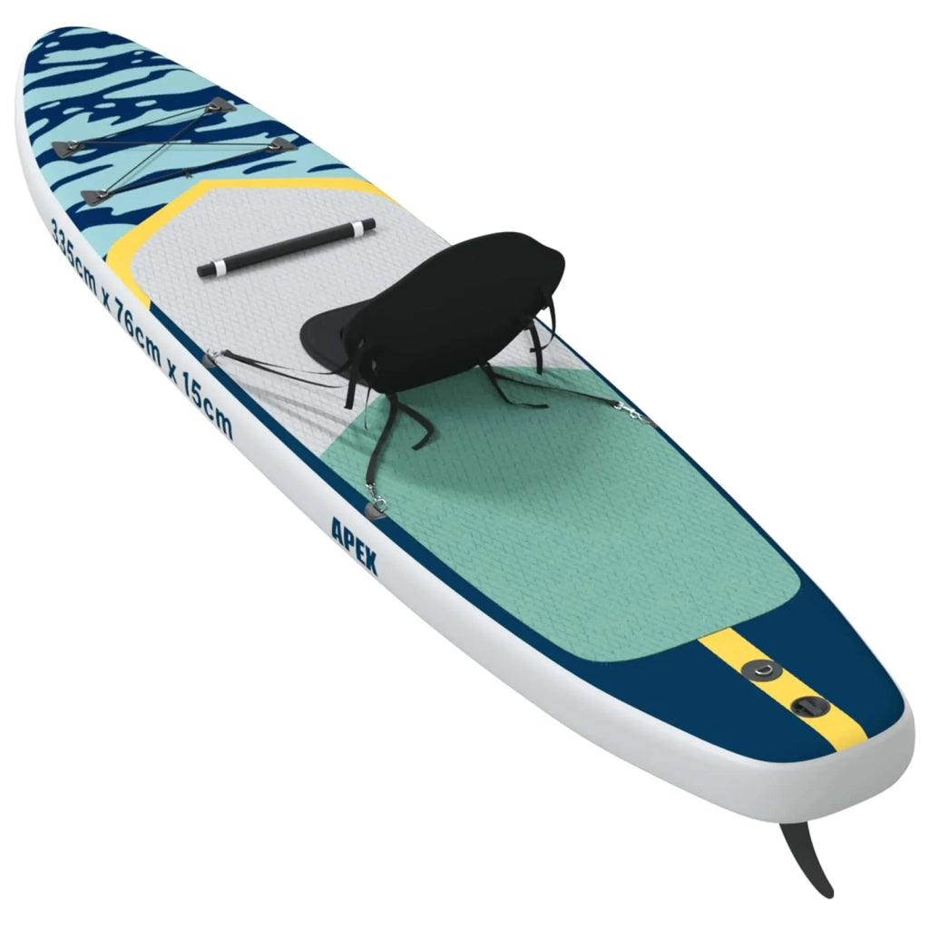 SUP Board con Seggiolino 2-in-1 APEX 335 x 76 x 15 cm Blu per 42039132