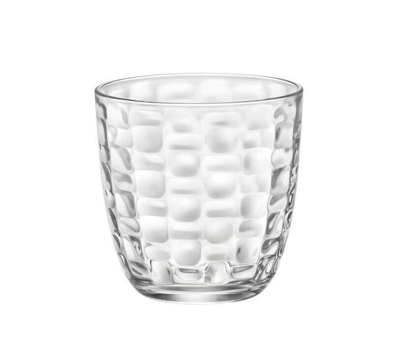 Set 6 Bicchieri Rocco Bormioli Mat Acqua 29,5 cl Bicchieri Trasparenti Tavola