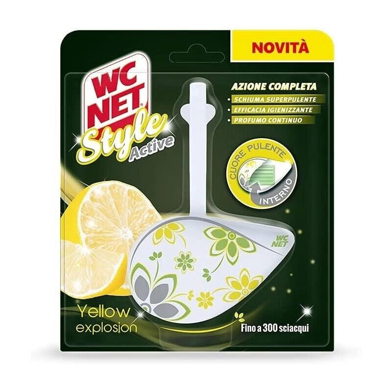 WC NET STYLE ACTIVE TAVOLETTA YELLOW EXPLOSION AD AZIONE COMPLETA