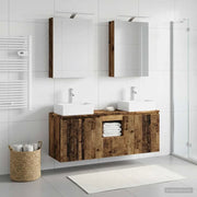 Set di Armadi da Bagno 5 pcs Legno antico Legno ingegnerizzato 3406397