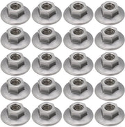 Viti di sicurezza M6 - 50 pezzi - 19MM OD - Acciaio carbonio - Adatti per industria e fai da te - Nero