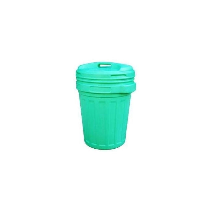 Vigor-Blinky Bidoni Immondizia Hdpe Verde Coperchio Vite 40 Litri