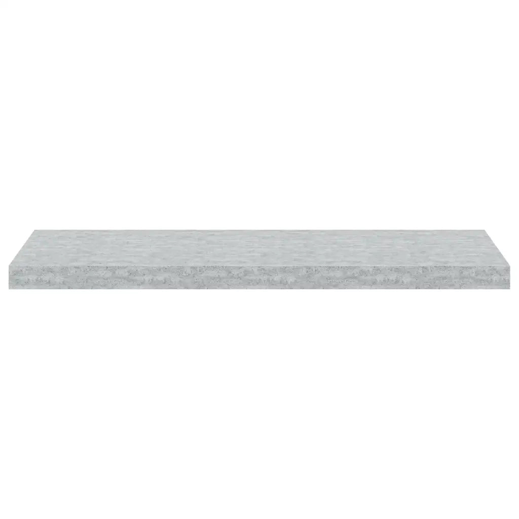 Scaffali a Parete 4 pz Grigio Cemento 80x23,5x3,8 cm in MDF 326602
