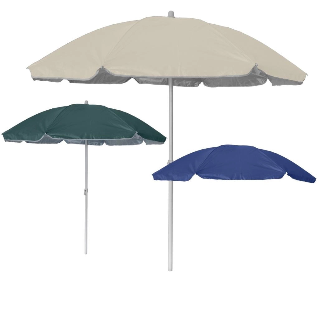 1 Pezzo Ombrellone Mare Spiaggia Riccione Palo 28 mm Diametro 180 cm 3 Colori