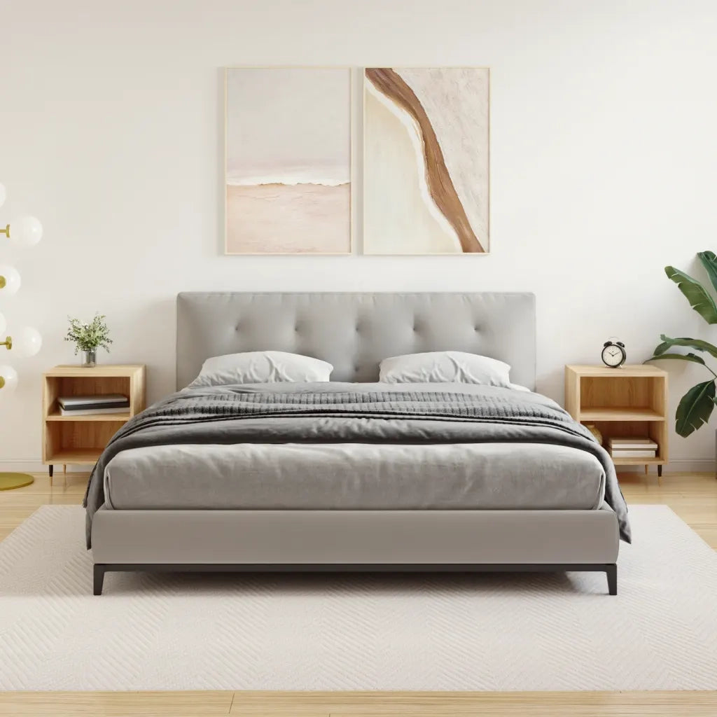 Comodini 2 pz-Set di 2 Tavolino da notte Rovere Sonoma 40x30x50 cm in Legno Multistrato 585262
