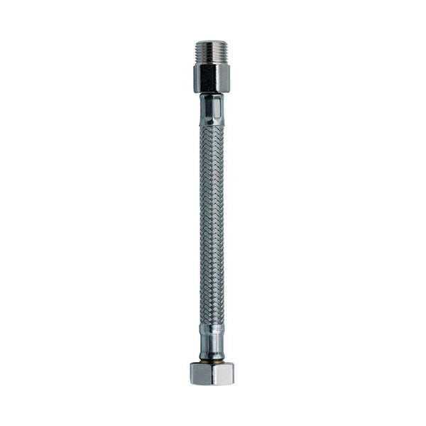 TUBO flessibile gomma DN10  1/2"M LUNGO-1/2"F L 50 CM bagno lavandino