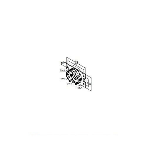 SUPPORTO COMPATTO CON FLANGIA 100X60 PER ERA M Ø 45 MM NICE 535.10017 ORIGINALE