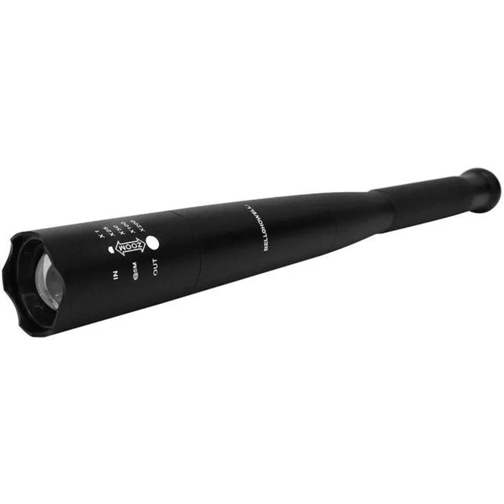 Trade Shop - Torcia Tattica Militare A Forma Di Bastone Randello 50000w Ricaricabile Zoom Autodifesa -
