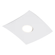 Plafoniera Spinnaker 1 elemento, lampada da soffitto e parete a LED, attacco GX53, design moderno, finitura bianca, IP20 - Rossini Group