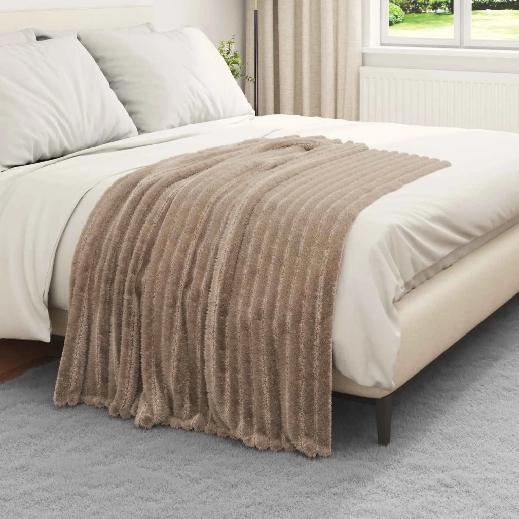 Coperta Cammello 150 x 130 cm Panno 42016825