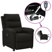Poltrona Elettrica Reclinabile Nera in Tessuto cod mxl 27609