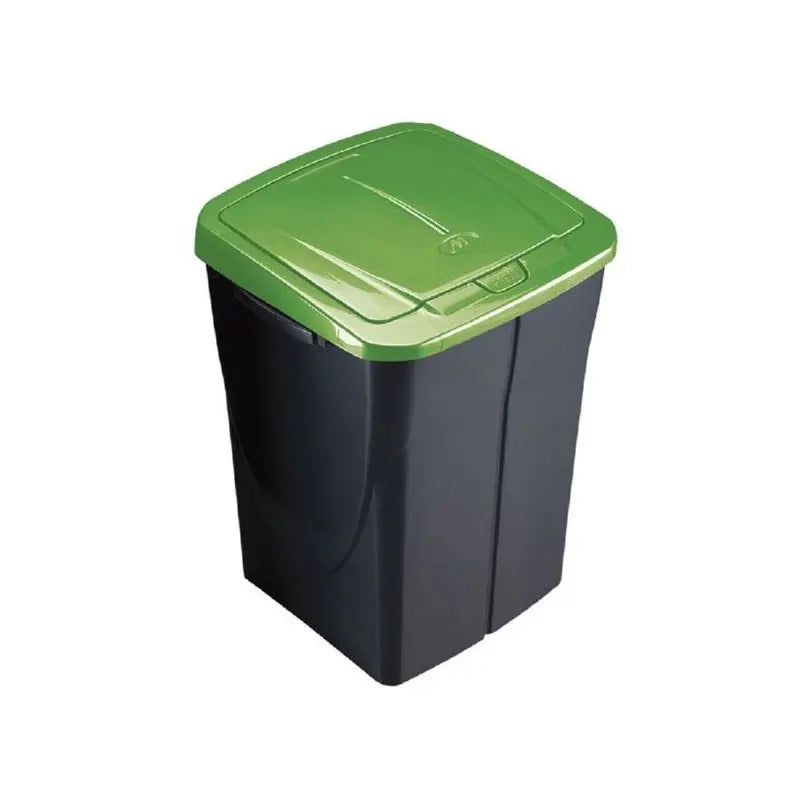 Pattumiera Ecobin 45L con coperchio verde