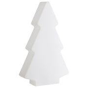 Lampada da terra decorativa a LED per esterni Design RGB Illuminazione Look moderno Materiale sintetico Forma ad albero di Natale IP54 Bianco
